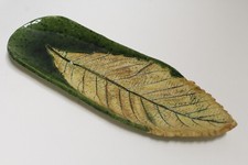 PIATTO OVALE IN CERAMICA RAKU