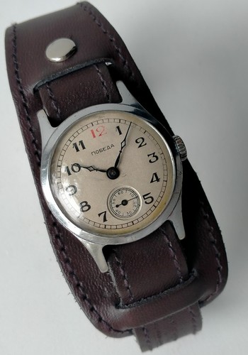 Orologio pobeda 2602 rosso - orologio,