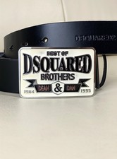 Dsquared2 Cintura in pelle con