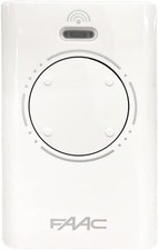Telecomando originale FAAC XT2 XT4 433 868 SLH LR rolling code bianco