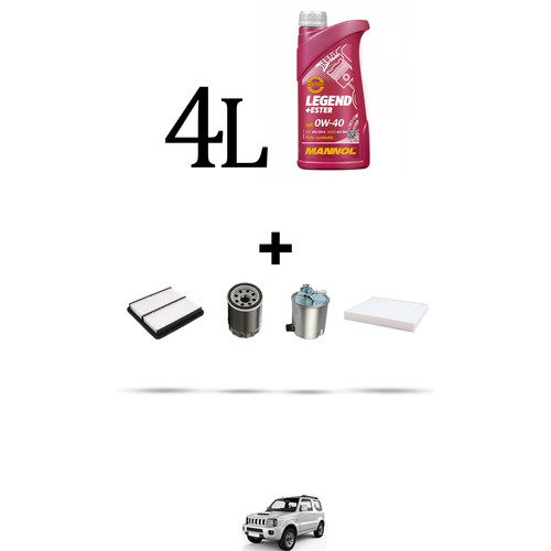 Hoffcar kit tagliando filtri - kit,
