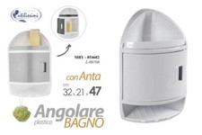 MENSOLA ANGOLO ANGOLARE DOCCIA VASCA ARMADO ANTA PORTA OGGETTI ACCESSORI 47cm