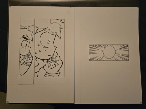Scott pilgrim arte originale - pilgrim,