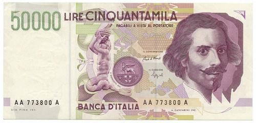 50000 lire gian lorenzo - 50000,