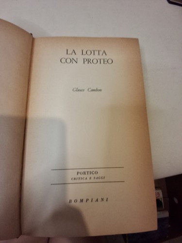Lotta con proteo cambon - proteo,