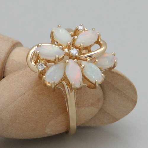 Anello oro con circa - con, 0,04