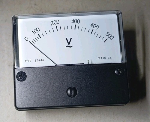 Voltmetro analogico 500 volt - voltmetro,
