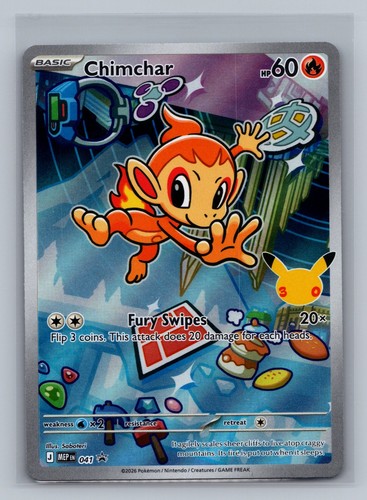 Chimchar 041 holo - holo, mega