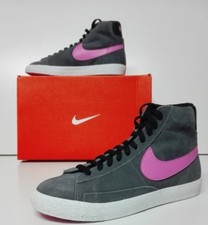SEMPRE IN SALDO ! NIKE BLAZER MID VINTAGE GS SUEDE GRIGIO LILLA  TG. 38 - 38.5