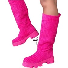 Stivali donna scamosciati al