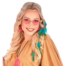 Fascia per testa con piume