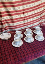 Servizio Inglese Da Tè Per 6 Porcellana Paragon + 5 Piatti Da Dessert  6+6+5