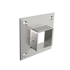 Acciaio Inox Attacco da Parete Supporto Quadrato Tubo 40x40 Ringhiere K320 Terra
