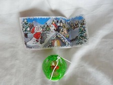 DV 390- renna di natale - con cartina -sorpresine Kinder -  