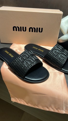 Ciabatte pelle miu - in,