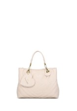 BRACCIALINI BORSA BETH MATELASSE PANNA