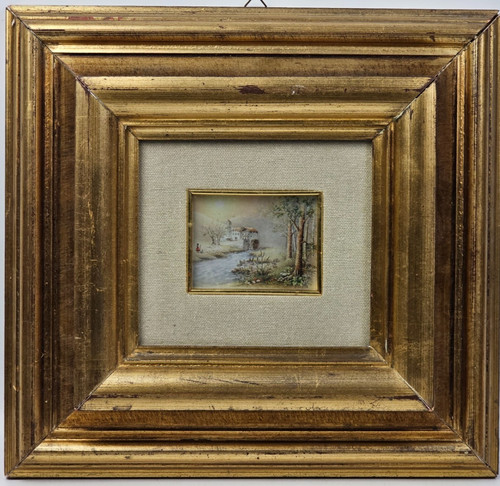 Quadro paesaggio vintage - quadro,
