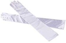 Guanti lunghi bianchi sposa