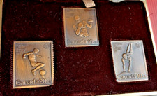 3 MATRICI IN BRONZO  x francobolli- Canada: ventunesima Olimpiade, anno 1976