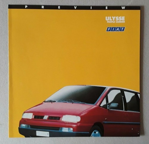 Fiat ulysse brochure 1994 - brochure,