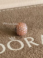 Autentico Charm Pandora Essenza Amore Oro Rosa Rosa In Confezione Regalo