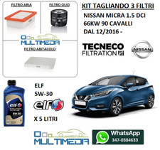 TAGLIANDO 3 FILTRI OLIO