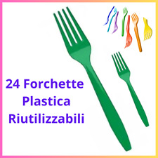 Forchette plastica riutilizzabili forchetta verde posata promessa di matrimonio