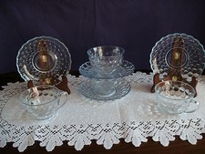 FIRE KING FIREKING FOUR BLUE