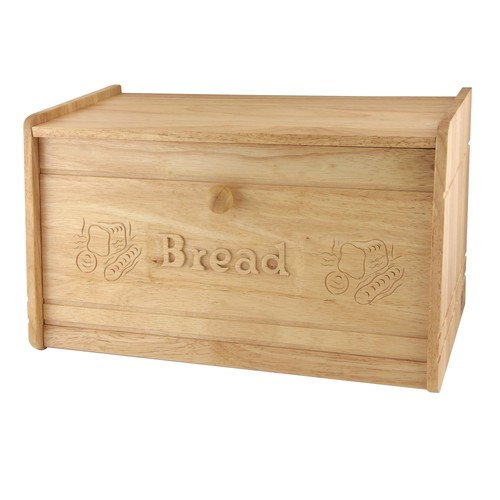 Wooden bread bin - wooden,