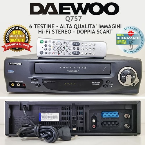 Videoregistratore vhs daewoo - videoregistratore,
