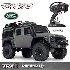 TRAXXAS #TRX82256-4-SLVR TRX-4 Defender argento 1/10 crawler RTR spazzolato clipless