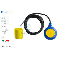 GALLEGGIANTE ELETTRICO SMALL KEY MAC3 CAVO PVC 5MT 3X1 AUTOCLAVE CERTIFICATO TUV