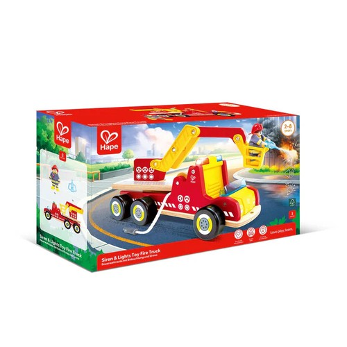 Camion dei pompieri luci - pompieri, e