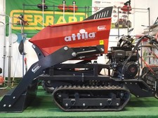 Motocarriola cingolata Dumper con benna 