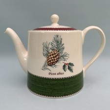 Wedgwood Sarah's Garden Christmas Teiera 2 Pinte Ottime Condizioni