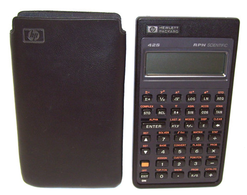Hewlett packard 42s rpn - 42s,