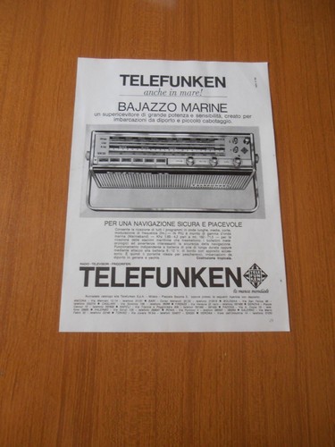 1965 telefunken bajazzo marine - 1965,