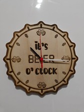 Orologio tema birra da parete