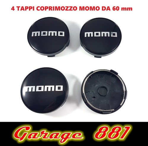 Tappi coprimozzo momo neri - momo,