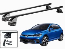 BARRE PORTATUTTO PORTAPACCHI TETTO PER VW POLO 6 (AE1) 5 PORTE 2021- MENABO NERE