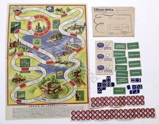 Giochi - Pubblicità Gioco da tavolo Caccia al Ladro - Omaggio Crema Nivea 1938