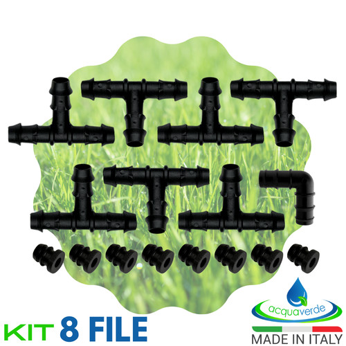 Kit raccordi irrigazione - kit,