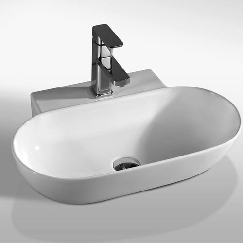 Lavabo appoggio ovale 57x39 - lavabo,