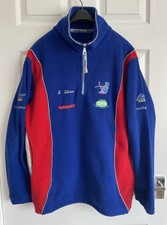 Raro Top Promo Energy Go Kart Fleece Uomo 1/4 Zip Italia Racing - Medium