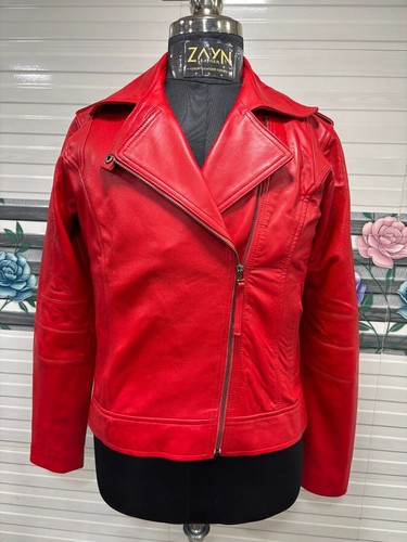 Giacca motociclista rossa - da,
