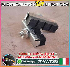 Coppia Pattini Gomma+Zinco Bicicletta City Corsa OLANDA Graziella BMX Balilla...