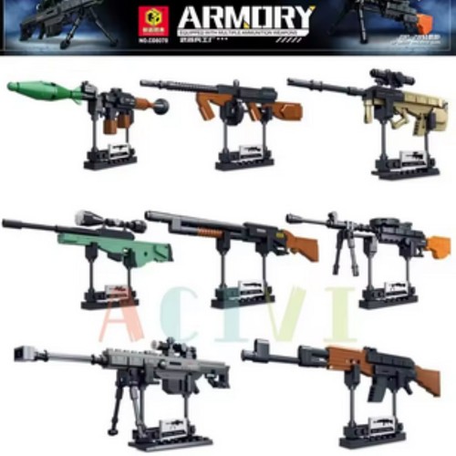 Kit armory miniature - armory, gun,