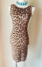 Abito ROBERTO CAVALLI fantasia animalier Tg 42