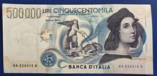 500.000  LIRE   RAFFAELLO 6