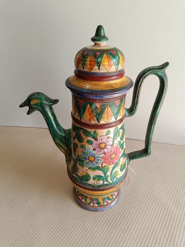 Vaso ceramica deruta - ceramica, grifo